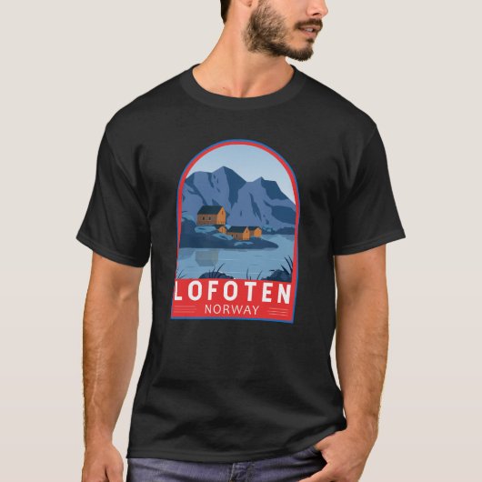 Lofoten Norway Travel  Kunst T-shirt (Voorkant)