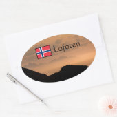 Lofoten Ovale Sticker (Envelop)