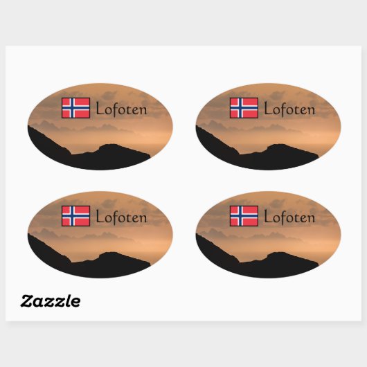 Lofoten Ovale Sticker (Vel)