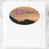 Lofoten Ovale Sticker (Tas)