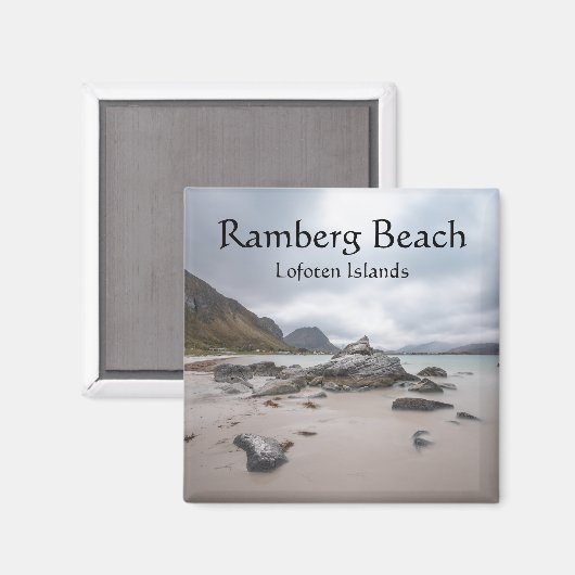 Lofoten Ramberg Strand Magneet (Voorkant / Achterkant)