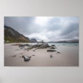 Lofoten Ramberg Strand Poster (Voorkant)
