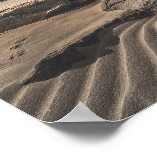 Lofoten Sand Beach Poster (Hoek)