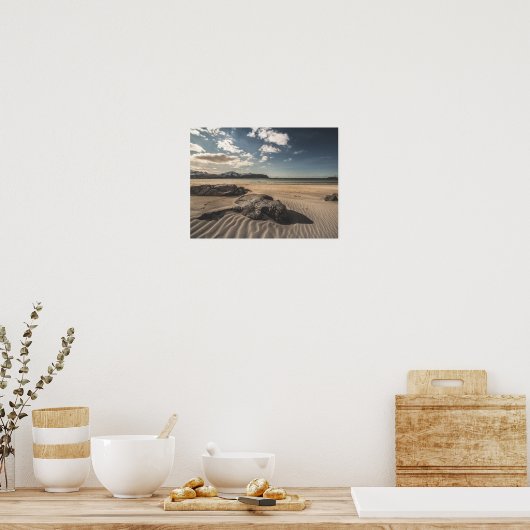 Lofoten Sand Beach Poster (Keuken)