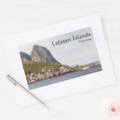 Lofoten Souvenir Rechthoekige Sticker (Envelop)
