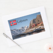 Lofoten Souvenir Rechthoekige Sticker (Envelop)