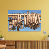 Lofoten Stockvis Canvas Afdruk (Insitu (Woonkamer))