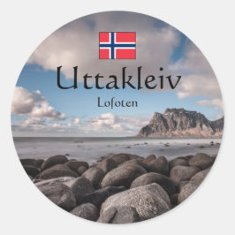 Lofoten Uttakleiv Ronde Sticker