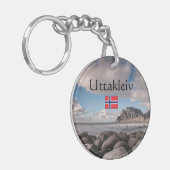 Lofoten Uttakleiv Sleutelhanger (Voorkant Links)