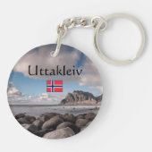 Lofoten Uttakleiv Sleutelhanger (Achterkant)