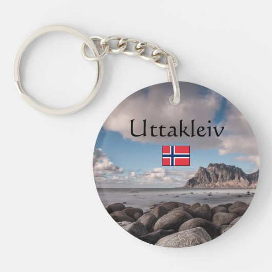 Lofoten Uttakleiv Sleutelhanger (Voorkant)