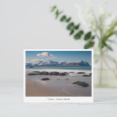 Lofoten Vikten Beach Briefkaart (Staand voorkant)