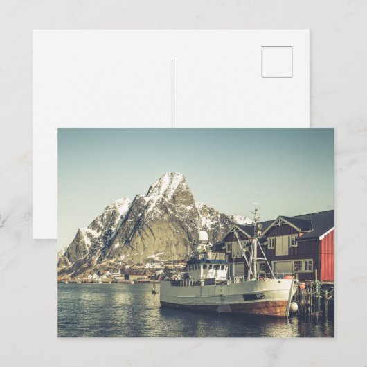 Lofoten Vintage Briefkaart (Voorkant / Achterkant)