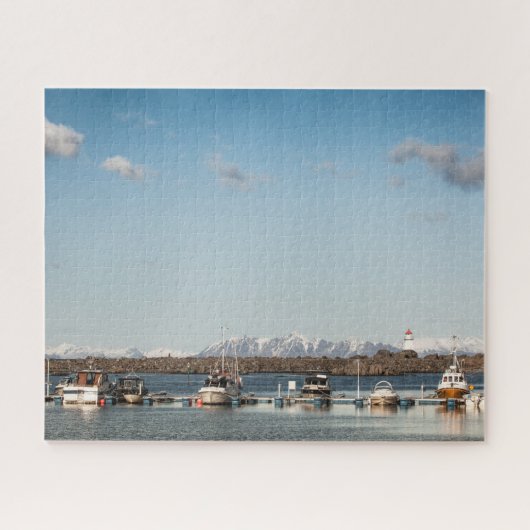 Lofoten Vissen bots Legpuzzel (Horizontaal)