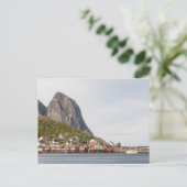 Lofoten Vist het dorp Briefkaart (Staand voorkant)