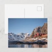Lofoten Vist het dorp Briefkaart (Voorkant / Achterkant)