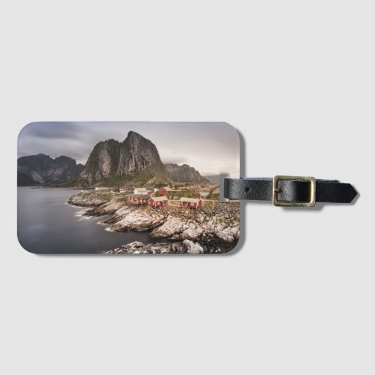 Lofoten Vist het dorp Hamnoya Bagagelabel (Voorkant (horizontaal))