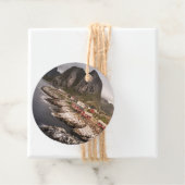 Lofoten Vist het dorp Hamnoya Bedankjes Labels (In situ)