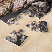 Lofoten Vist het dorp Hamnoya Legpuzzel (Zijkant)