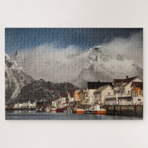 Lofoten Vist het dorp Legpuzzel
