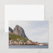 Lofoten Vist het dorp Noorwegen (Voorkant / Achterkant)