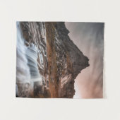 Lofoten Waterfall Landscape Foto Wandkleed (Voorkant (horizontaal))