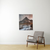 Lofoten Waterfall Landscape Foto Wandkleed (In situ)