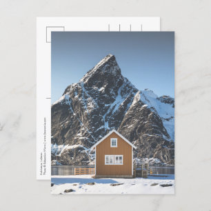 Lofoten Yellow Cabin Briefkaart