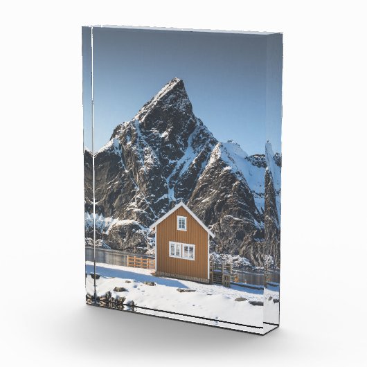 Lofoten Yellow Cabin Fotoblokken (Rechts)
