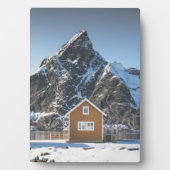 Lofoten Yellow Cabin Fotoplaat (voorkant)