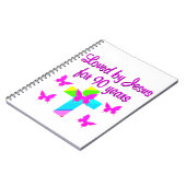 LOFPRIJZING VOOR GOD 90STE VERJAARDAG NOTITIEBOEK (Linkerzijde)