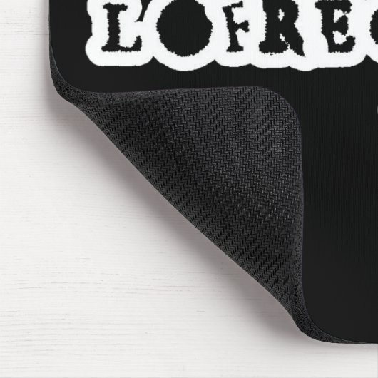 Lofrequentie Logo2 Mousemat Muismat (Hoek)