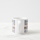 Loft bakstenen keramische stenen muur stijl marmer espresso kop (Achterkant)