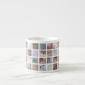 Loft bakstenen keramische stenen muur stijl marmer espresso kop (Voorkant)