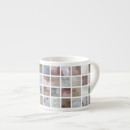 Loft bakstenen keramische stenen muur stijl marmer espresso kop