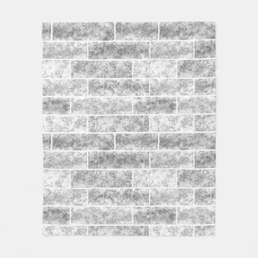 loft, lichtgrijs fleece deken (Voorkant)