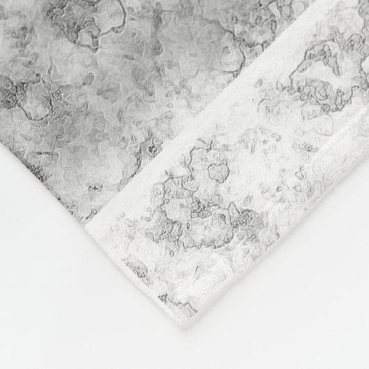 loft, lichtgrijs fleece deken (Hoek)