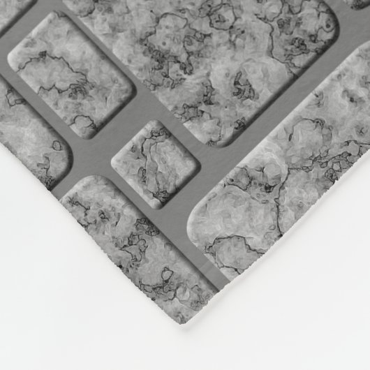 Loft, marmer fleece deken (Hoek)