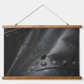 Loft stijl minimalistische black metal hangend wandkleed (Voorkant)