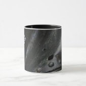 Loft stijl minimalistische black metal mok (Midden)