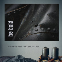 Loft stijl minimalistische black metal