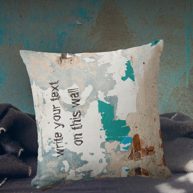 Loft stijl oude geschilderde bakstenen muur kussen (Creator heeft geüpload)