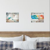 Loft stijl oude geschilderde bakstenen muur muurkunst sets (Slaapkamer)