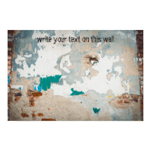 Loft stijl oude geschilderde bakstenen muur