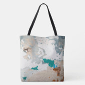 Loft stijl oude geschilderde bakstenen muur tote bag (Achterkant)