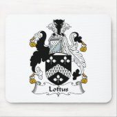 Loftus Family Crest Muismat (Voorkant)