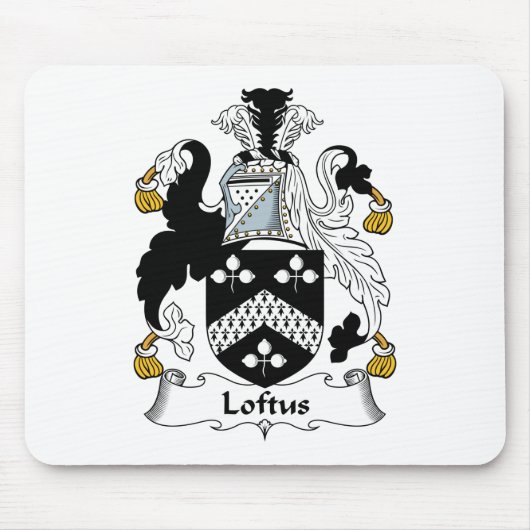 Loftus Family Crest Muismat (Voorkant)