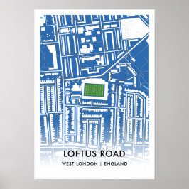 Loftus Road Poster, de thuisbasis van Queens Park Poster