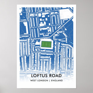 Loftus Road Poster, de thuisbasis van Queens Park Poster
