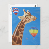 Lofty het Briefkaart van de Giraffe (Voorkant / Achterkant)